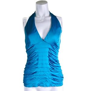 Marciano Teal Jewel Backless Women's Top Size Med